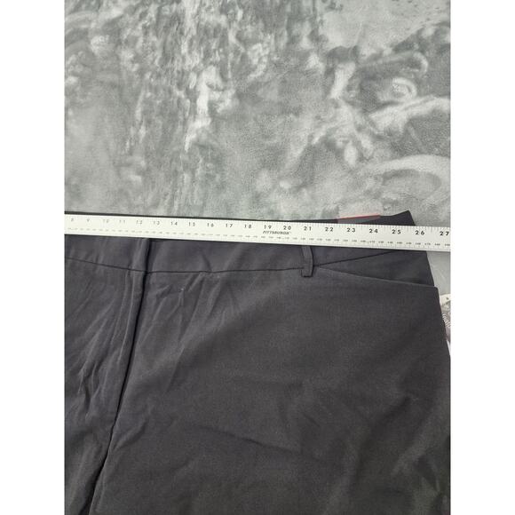 NEW Fashion Bug Moderately Curvy High Rise Straight Leg Pants Size 32WT Black - Picture 8 of 12